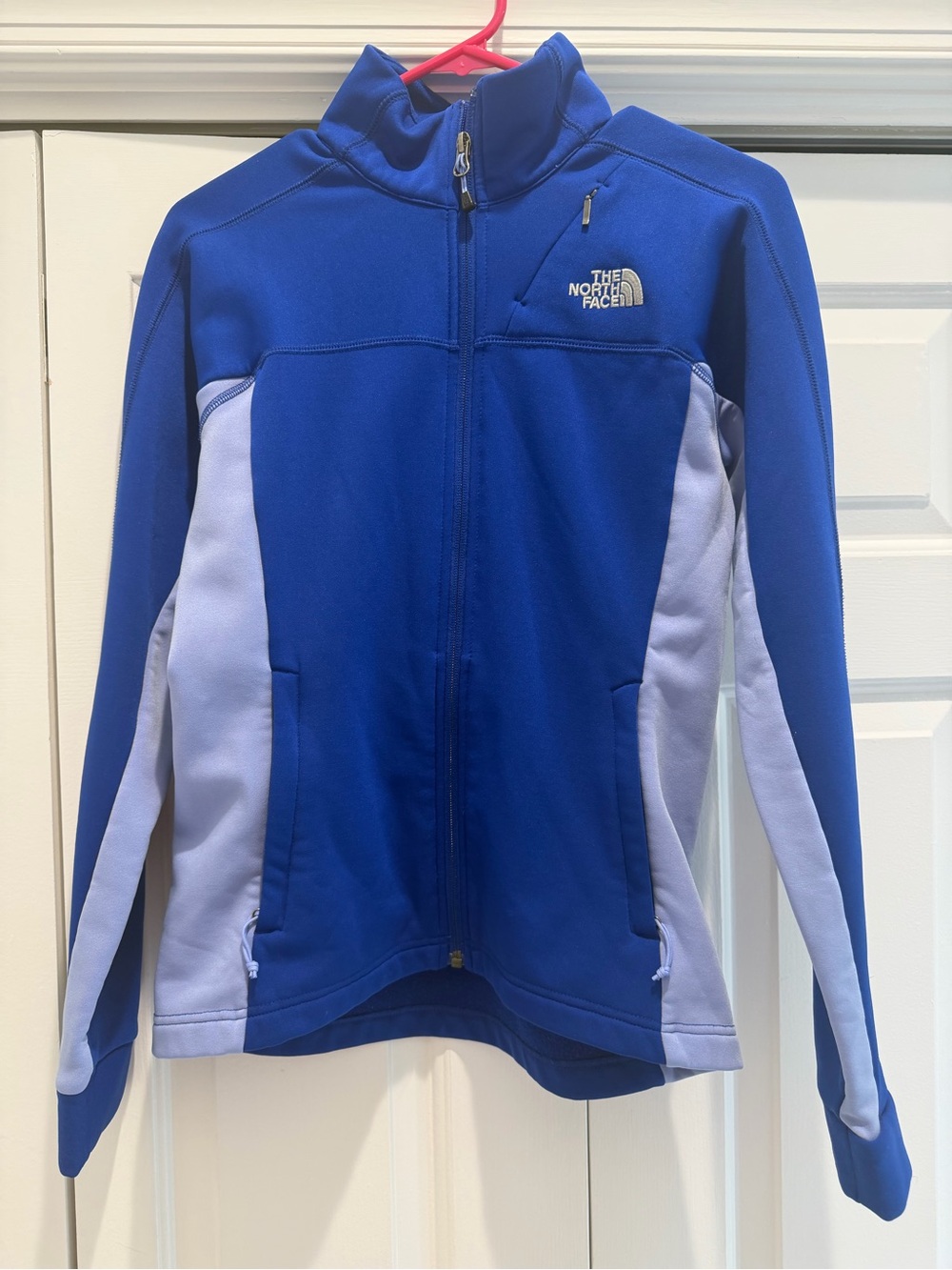 The North Face Blue Full-Zip Fleece Jacket lightweight